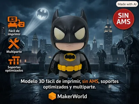 Accesorio para impresora 3D: BATMAN NO AMS CHIBI — referencia de MakerWorld