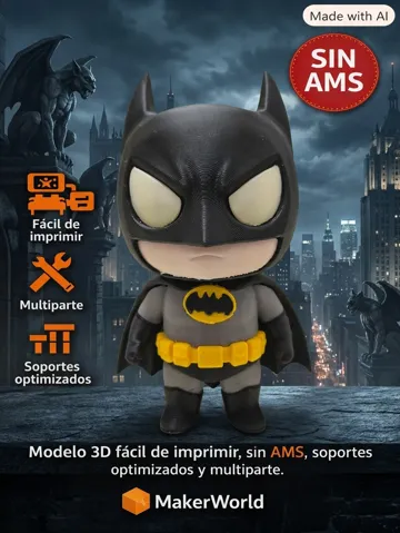 Accesorio para impresora 3D: BATMAN NO AMS CHIBI — vista de referencia 2