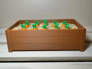 Raised Wooden Garden Bed