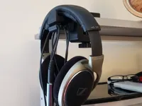 Support de casque à pincer au bureau — photo 4