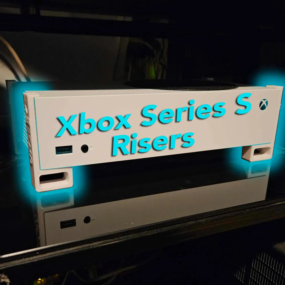 Xbox Series S Feet / Risers Remixed by Ocular Dynamic MakerWorld