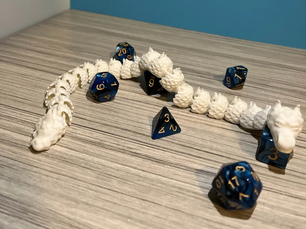 Articulated Dragon – Print in Place, No Supports - Free 3D Print Model ...