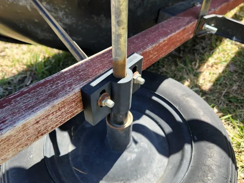 Wheelbarrow Axle Block