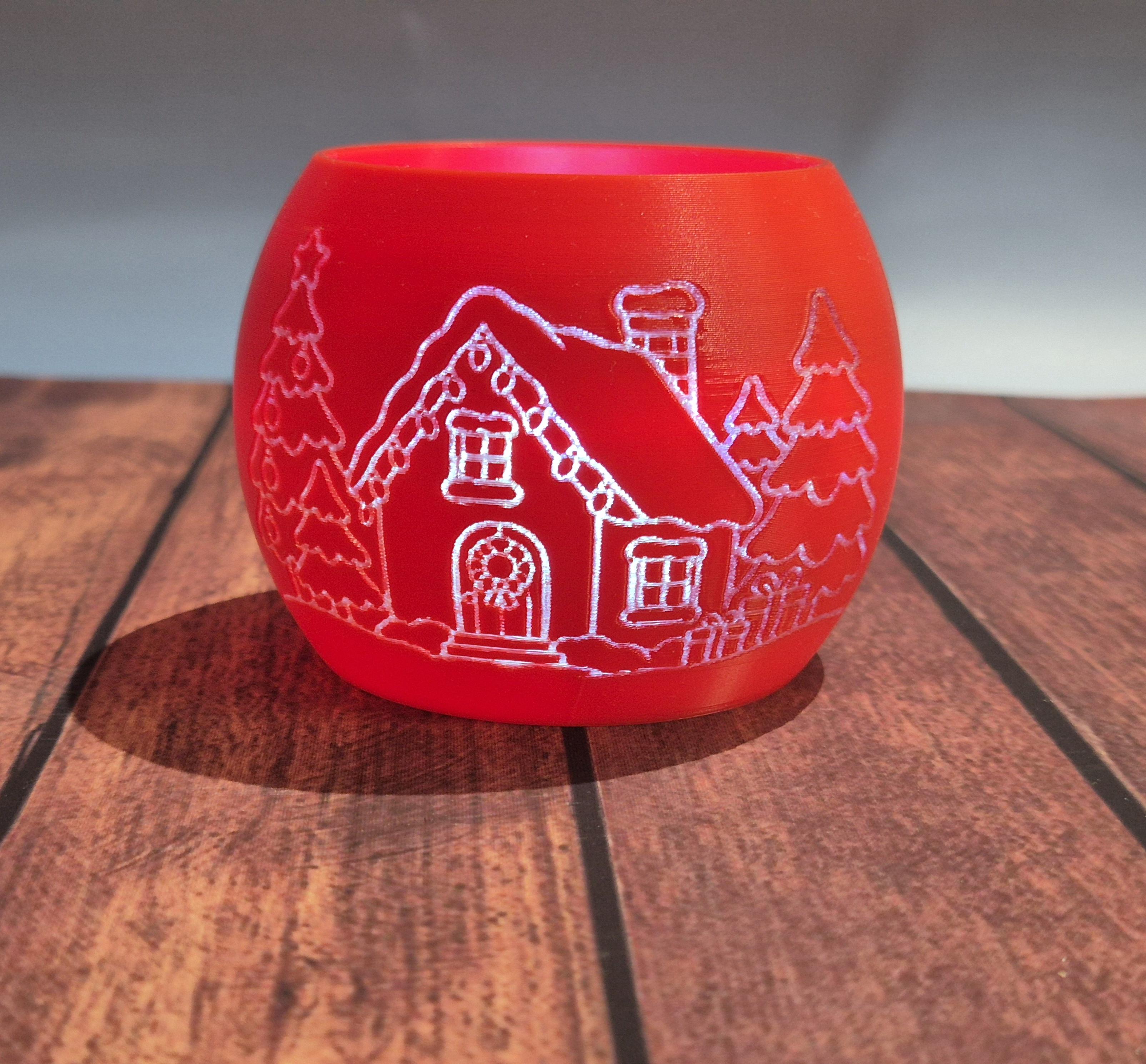 Christmas LED Light Bowls – 3 Festive Designs - 1