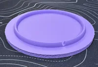 Whisper Lamp Base Lid for Kit 001
