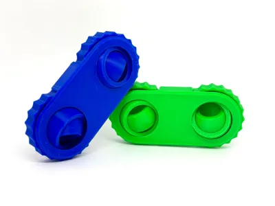 Dual-Gear Haptic Fidget (Print-in-Place)