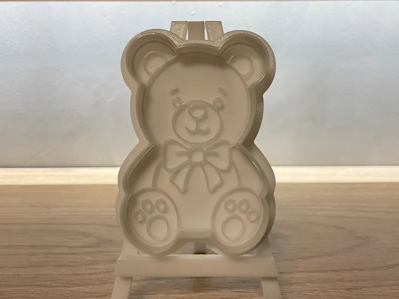 Teddy bear - cookie cutter + stamp