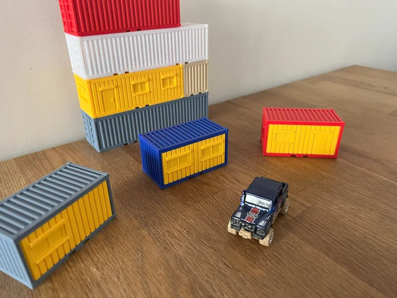 construction/office container 1/64 car diorama