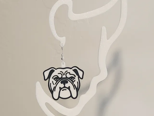 Bulldog Earrings