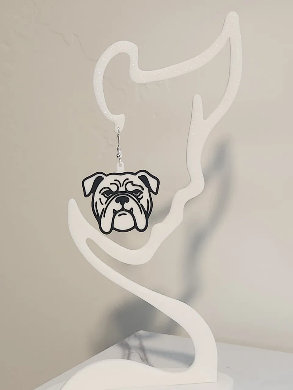 Bulldog Earrings view 3