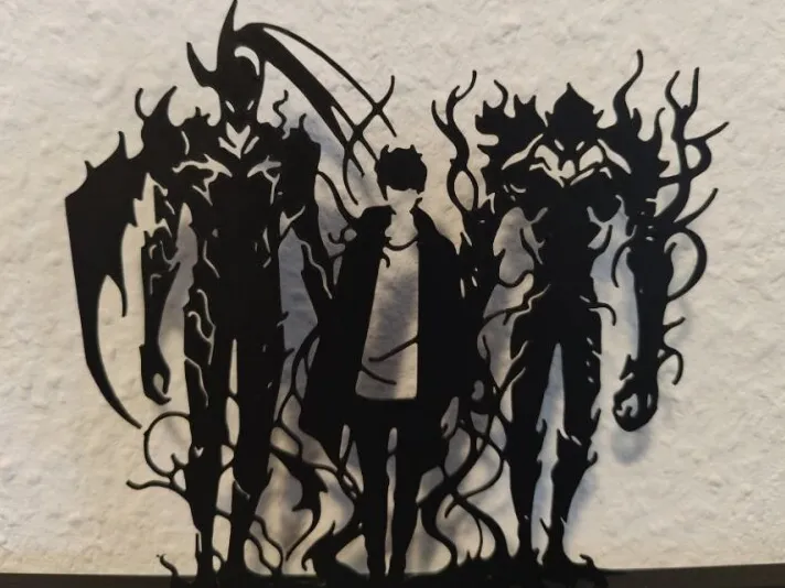 Solo Leveling Shadow Monarch Wanddekoration