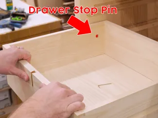 AlmFab Drawer Stop Pin 