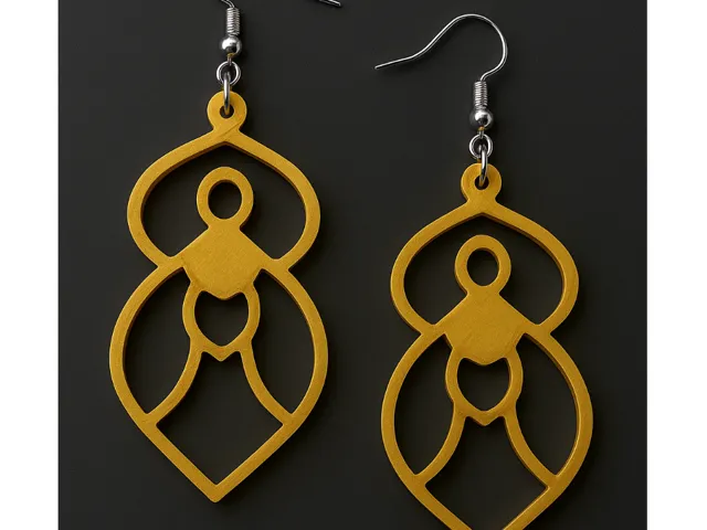 Earrings - 002 - Easy Print