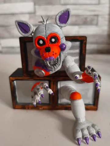 Figura decorativa: Figura de Lolbit de FNAF — vista de referencia 2