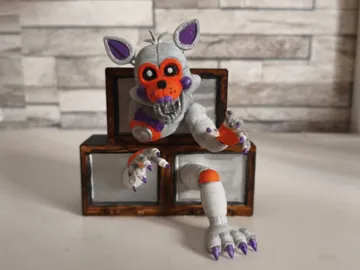 Figura decorativa: Figura de Lolbit de FNAF — vista de referencia 3