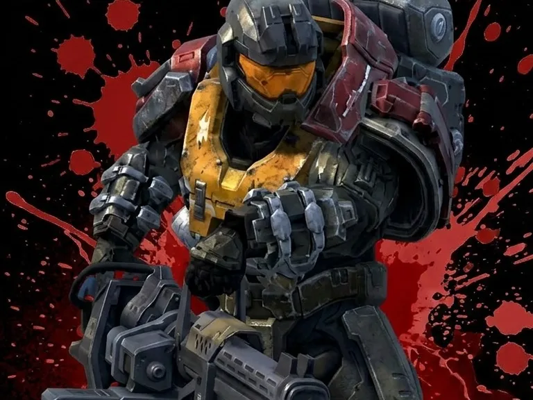 Halo Reach Spartan 3 lithophane