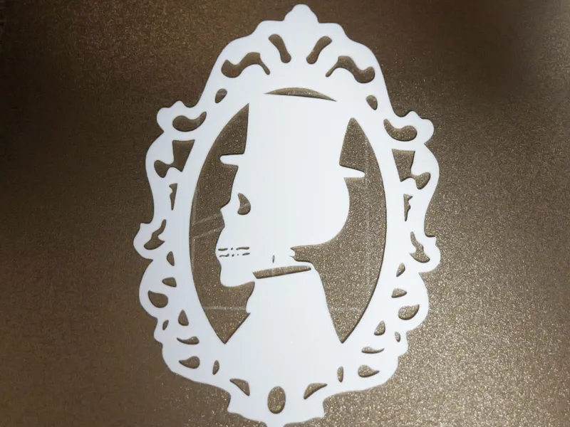 Silhouette of a skeleton