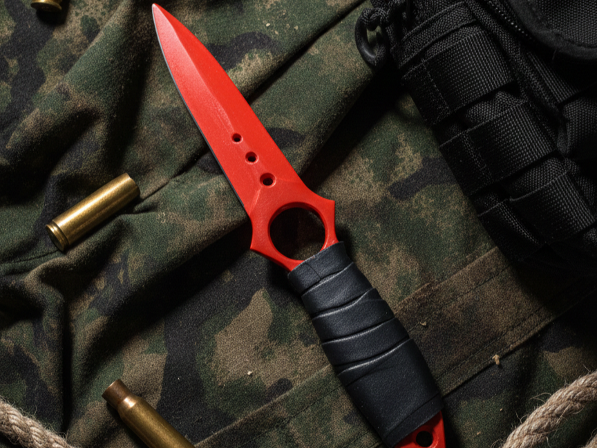 skeleton knife.