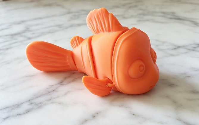 Miniatura 5 do modelo 3D Flexi Clownfish 