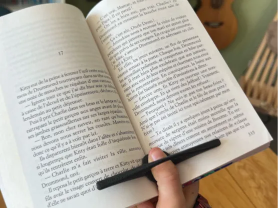 Bague porte-livre pour lecture