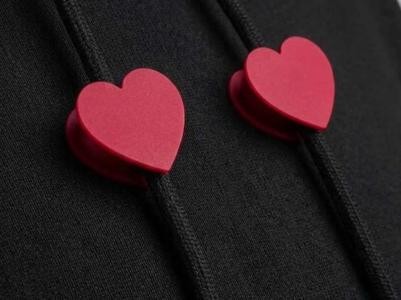 Heart Drawstring Bead