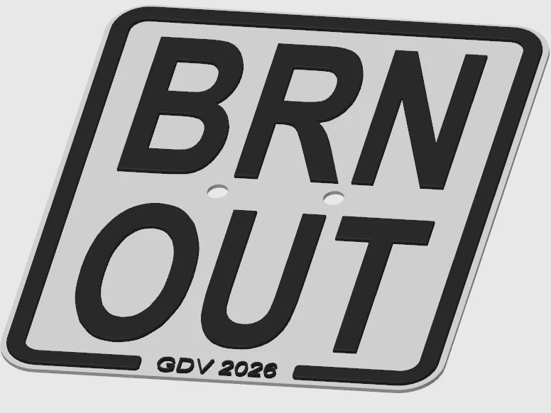 Mofa Kennzeichen - BURN OUT (BRN OUT) 2026