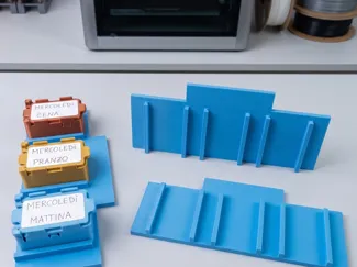 Modular Weekly Pill Box - Wall Mount Support