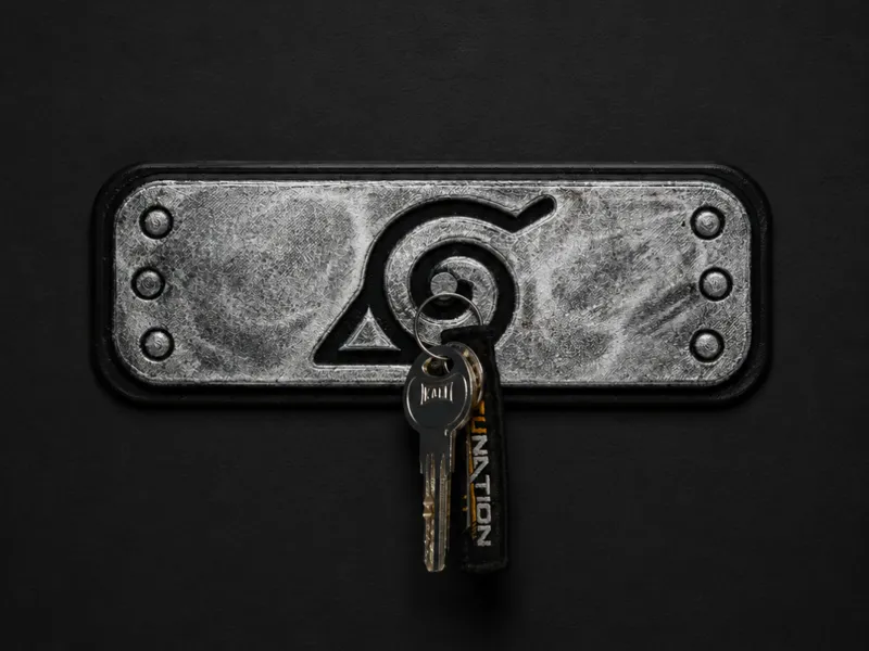 Naruto Konoha Key Holder / Wall Mount