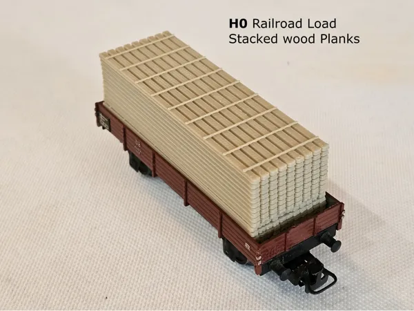 Chargement de bois d'œuvre H0 (1:87)