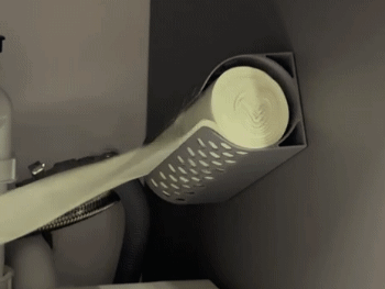 Honeycomb Trash Bag Holder