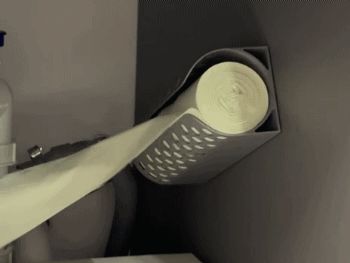 Honeycomb Trash Bag Holder