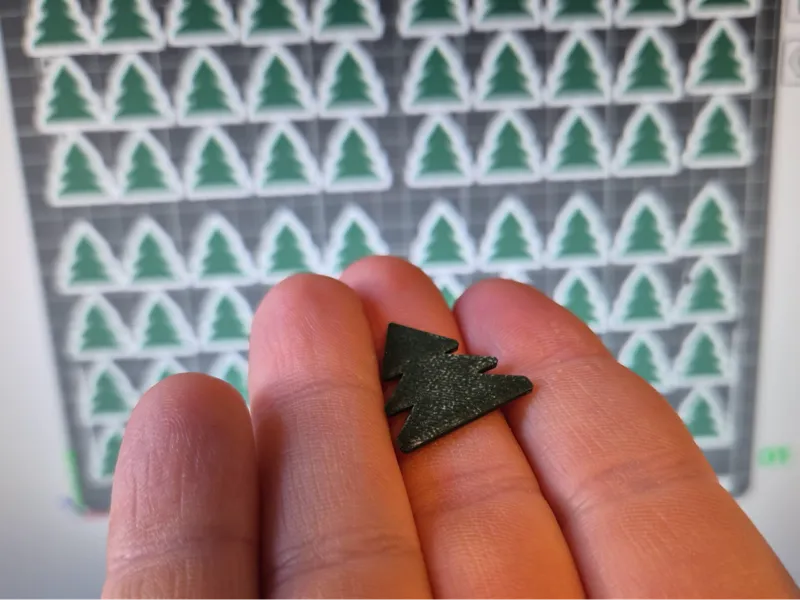 Fast-Print Christmas Tree Confetti / Table Scatter