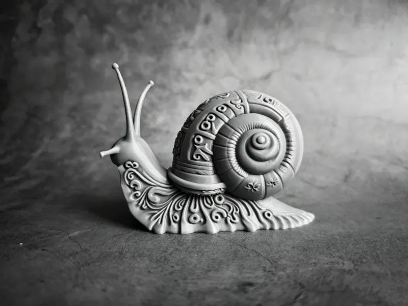 Damascus snail office desktop decoration