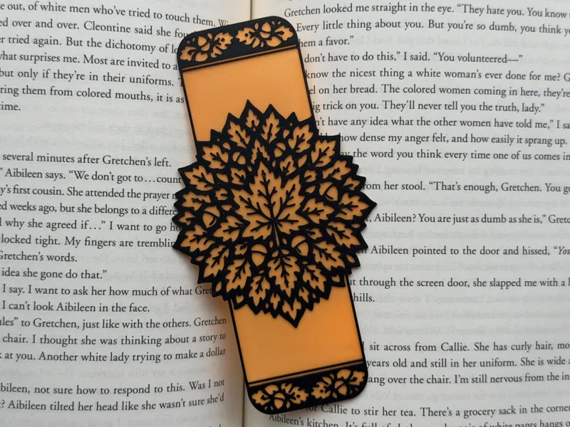 Fall Mandala bookmark