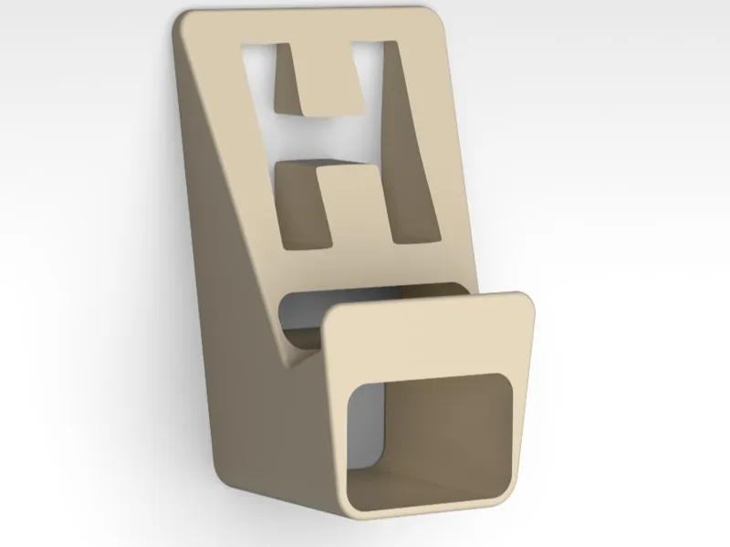 MOBILE HOLDER FOR WALL POWER SUPPLY (orizontal)