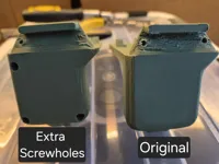 Extra Screwholes at the Top for Stability
