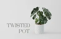 Pot n°002 - Jardinière torsadée — photo 1