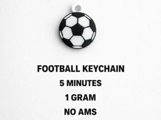 Small Football Keychain
