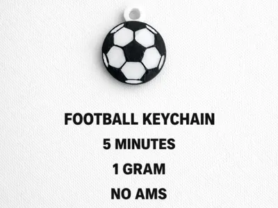 Small Football Keychain