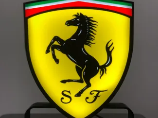 Lampada Ferrari con illuminazione LED