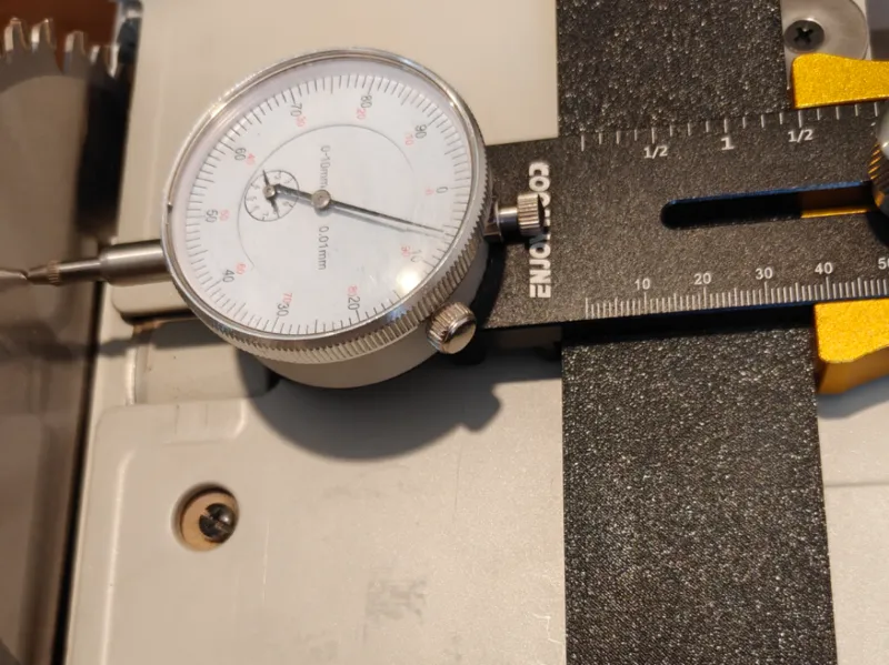 Makita SP6000j / Festool blade alignment (toe-in)