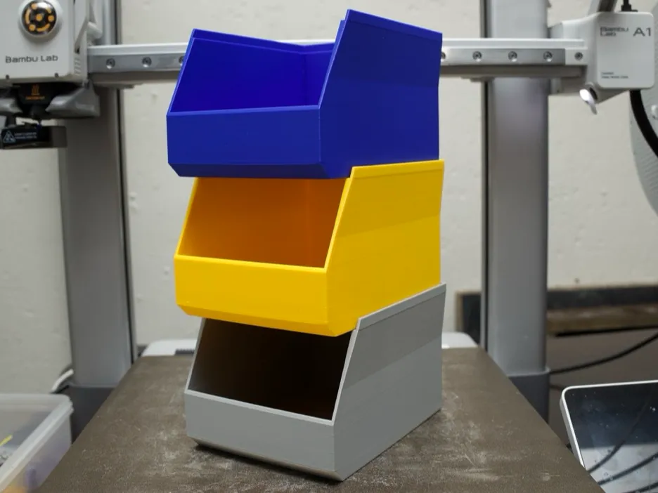 Stackable Storage Box v1 - Free 3D Print Model - MakerWorld