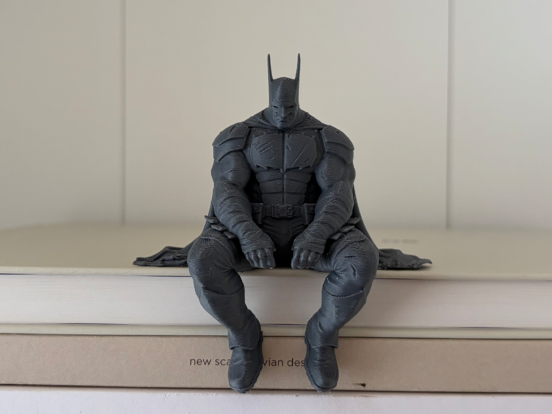 Absolute Batman Sitting on Shelf Figure 