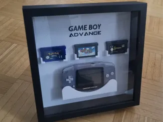 Game Boy Advance holder picture frame