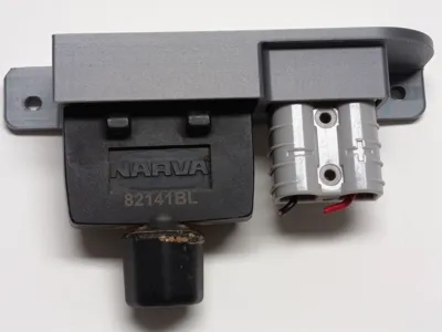 Trailer plugs holder 7 pin, 12 pin and anderson
