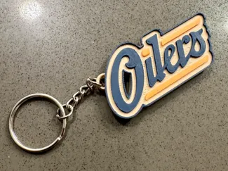 Edmonton Oilers Alternate Logo Keychain