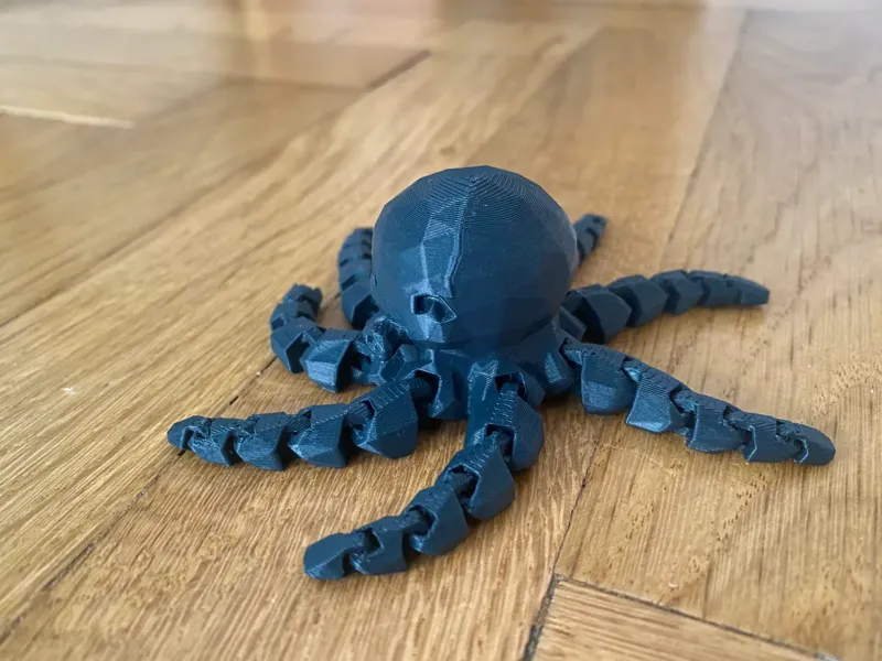Low Poly Cute Mini Octopus