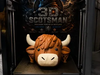 Hamish the Highland Cow – by 3D Scotsman