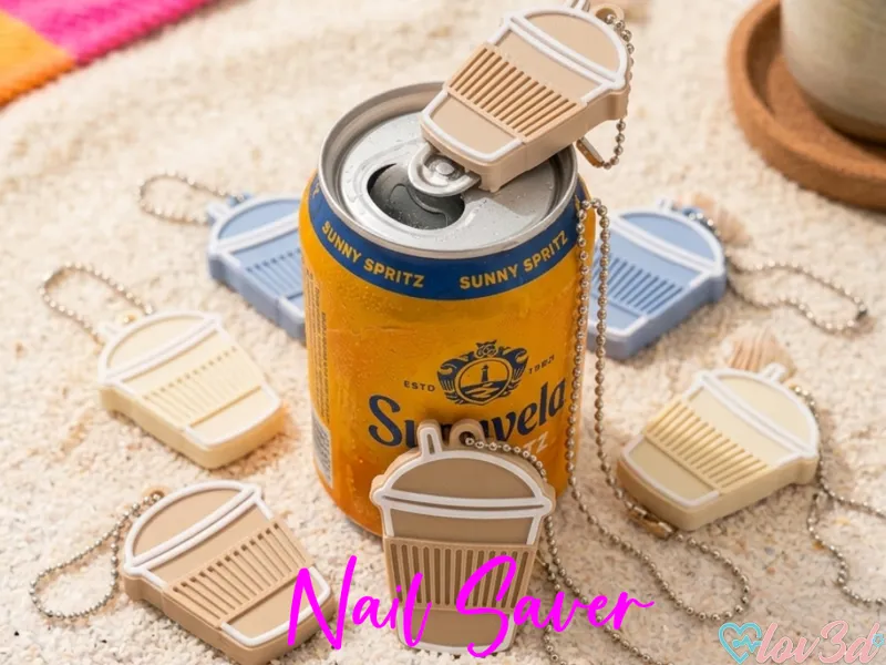 Cup Can Tab Opener Keychain