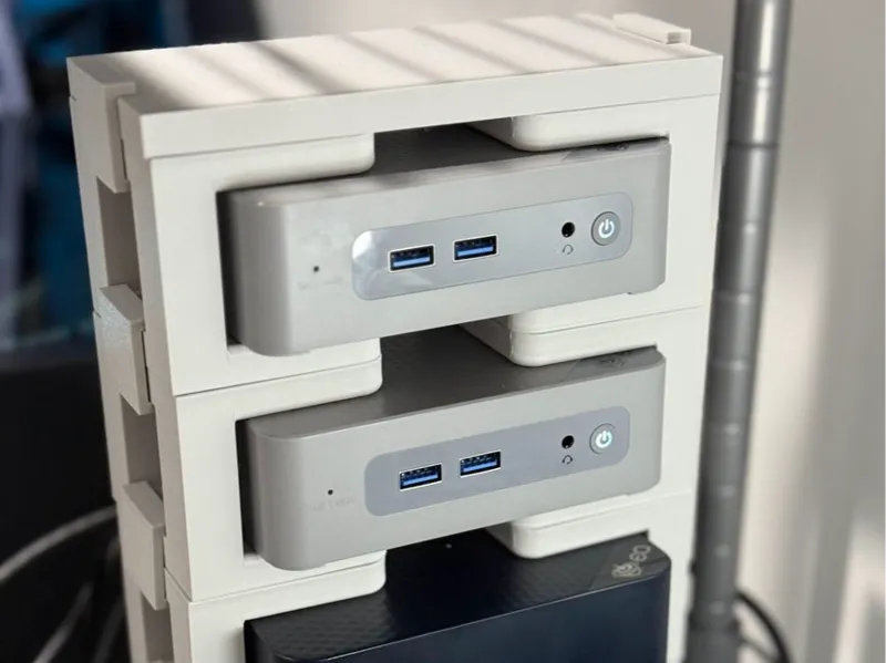 Modular Rack for Mac Mini M4 & Beelink EQ12/EQ13